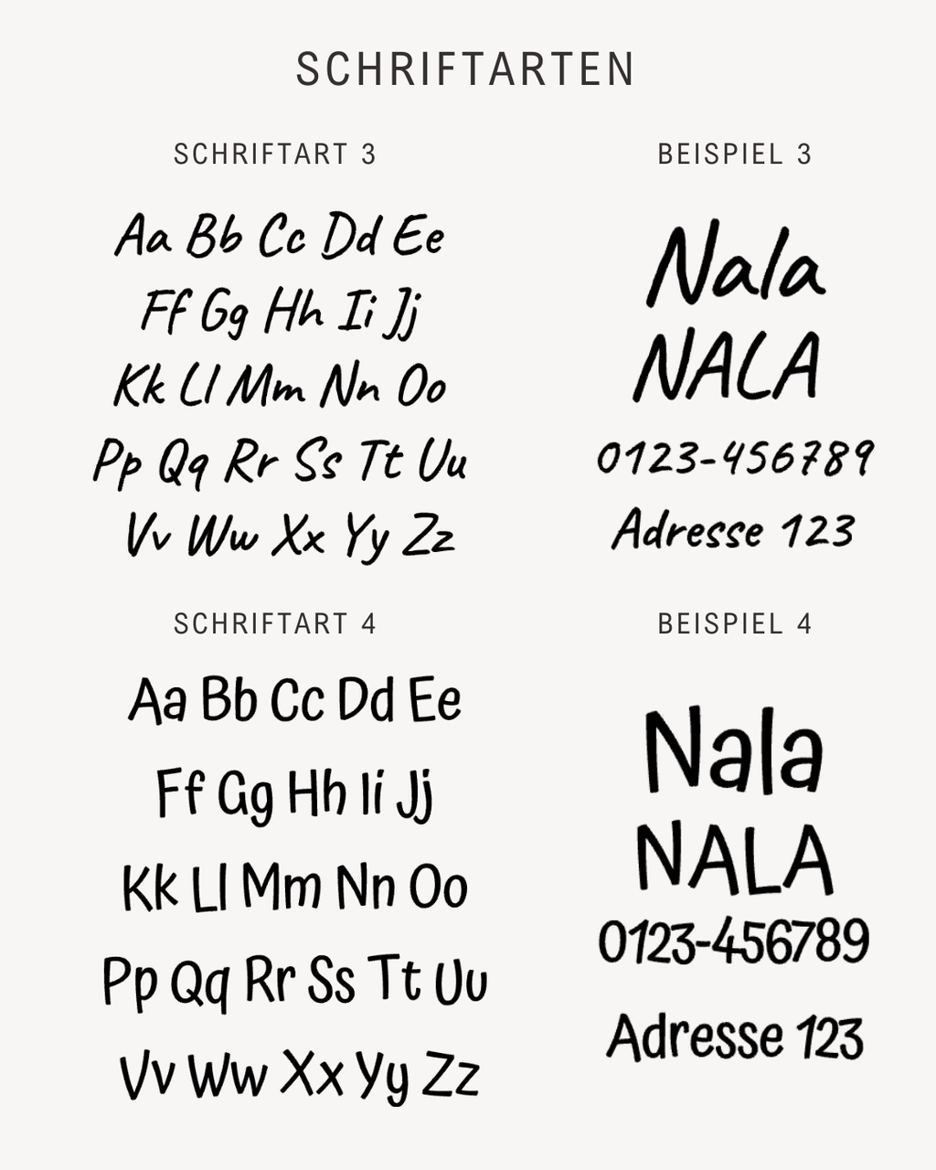 Individuell gravierte Hundemarke aus Edelstahl - Sterne